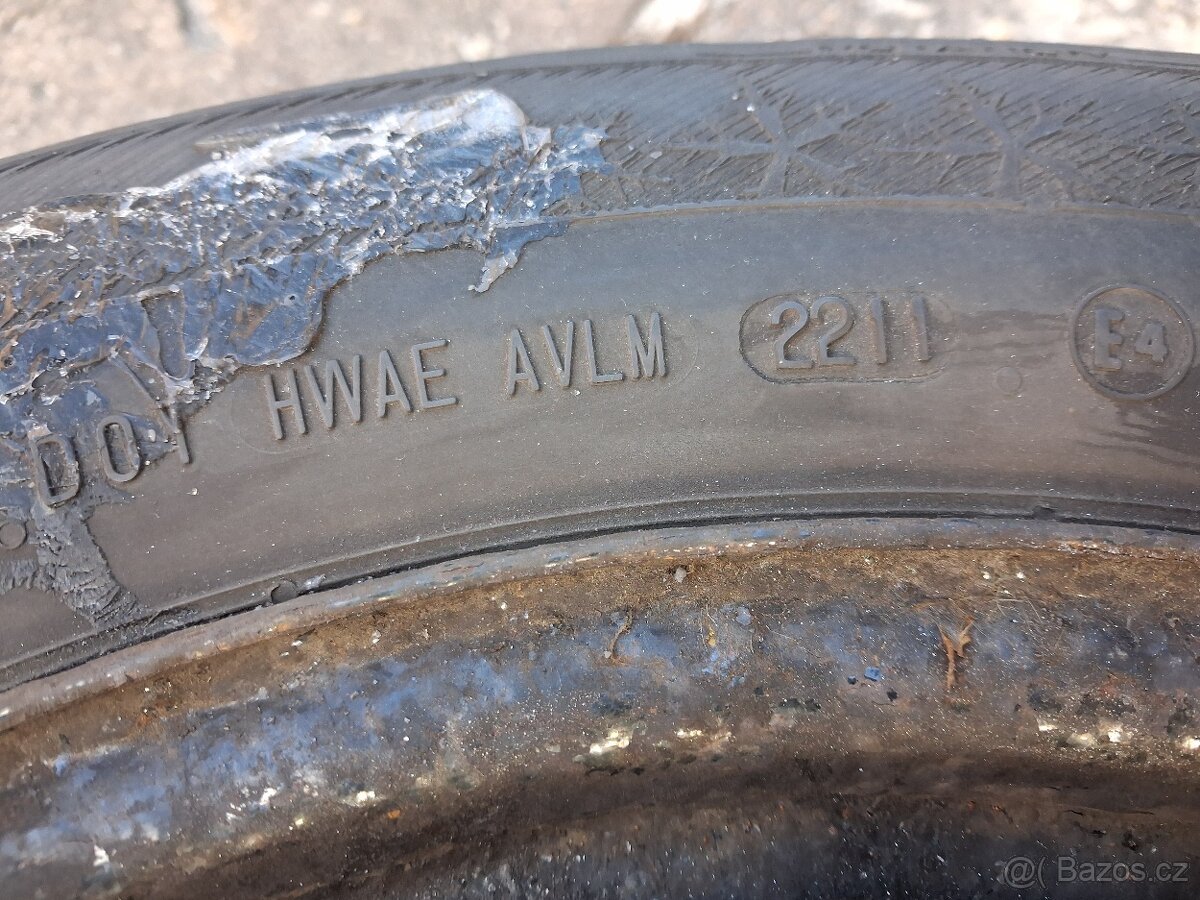 2 zimní kola 195/65/r15 - 2
