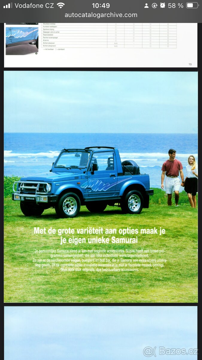 Rám nerez Suzuki samurai - 2