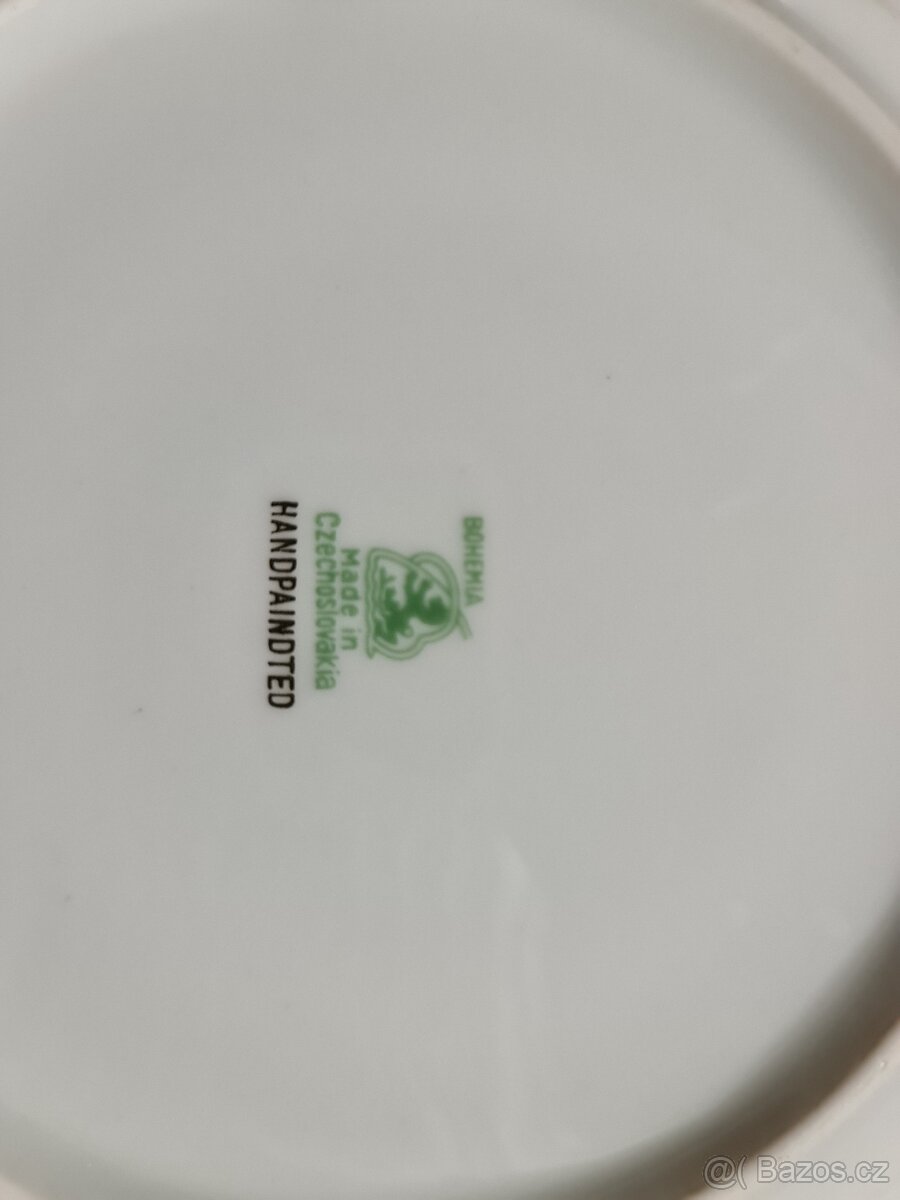 Ručně malované talíře - starožitnost - 2