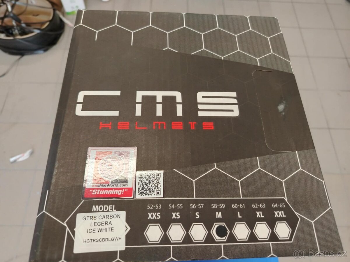 nová Carbonová přilba CMShelmets GTRS Carbon velikost M - 2