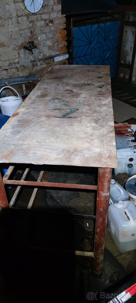 Pracovní stůl do dílny /ponk /kovový stůl - 2