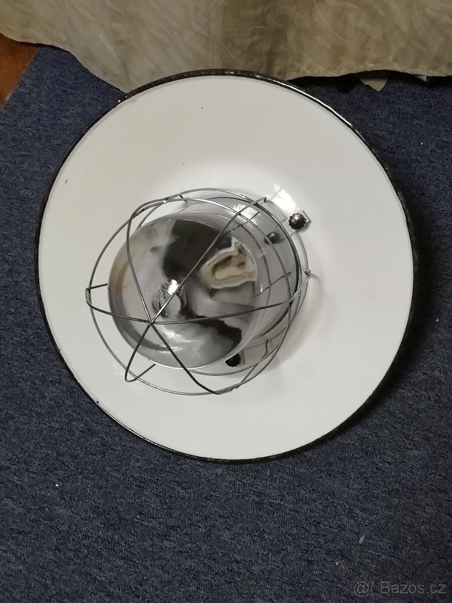 Industriální smaltované tovární světlo Elektrosvit 14752 - 2