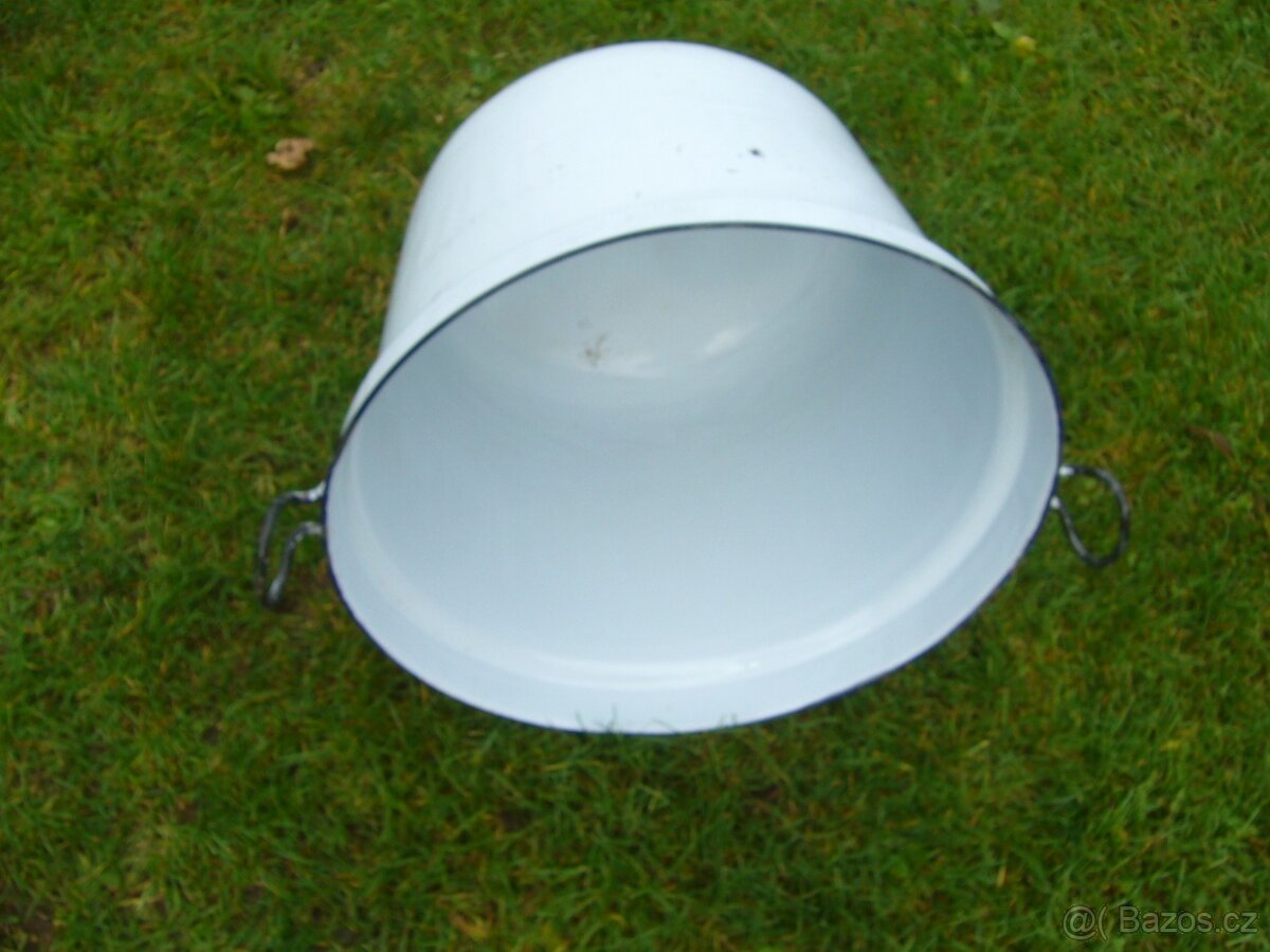 Kotel smaltovaný 60 l s poklicí - 2