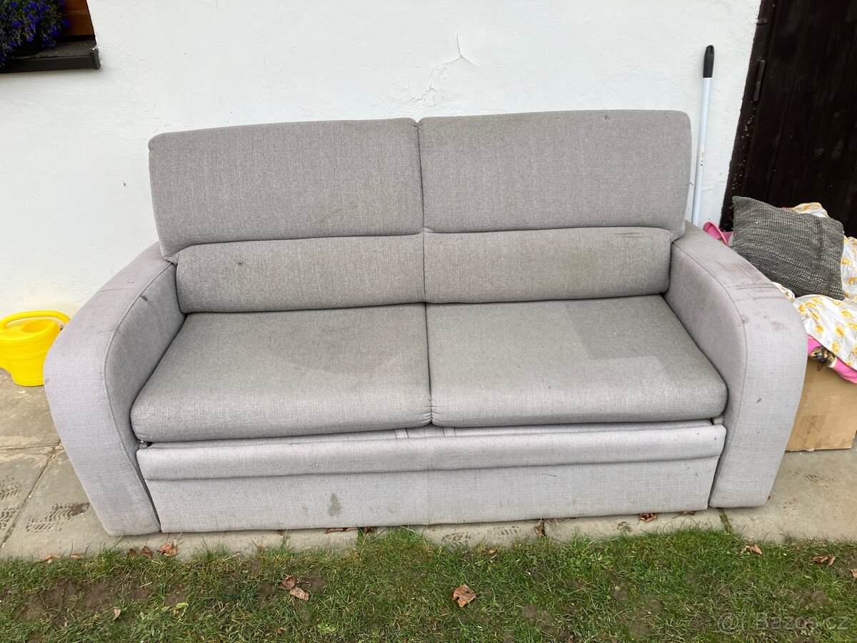 Sedačka rozkládací za odvoz - 2