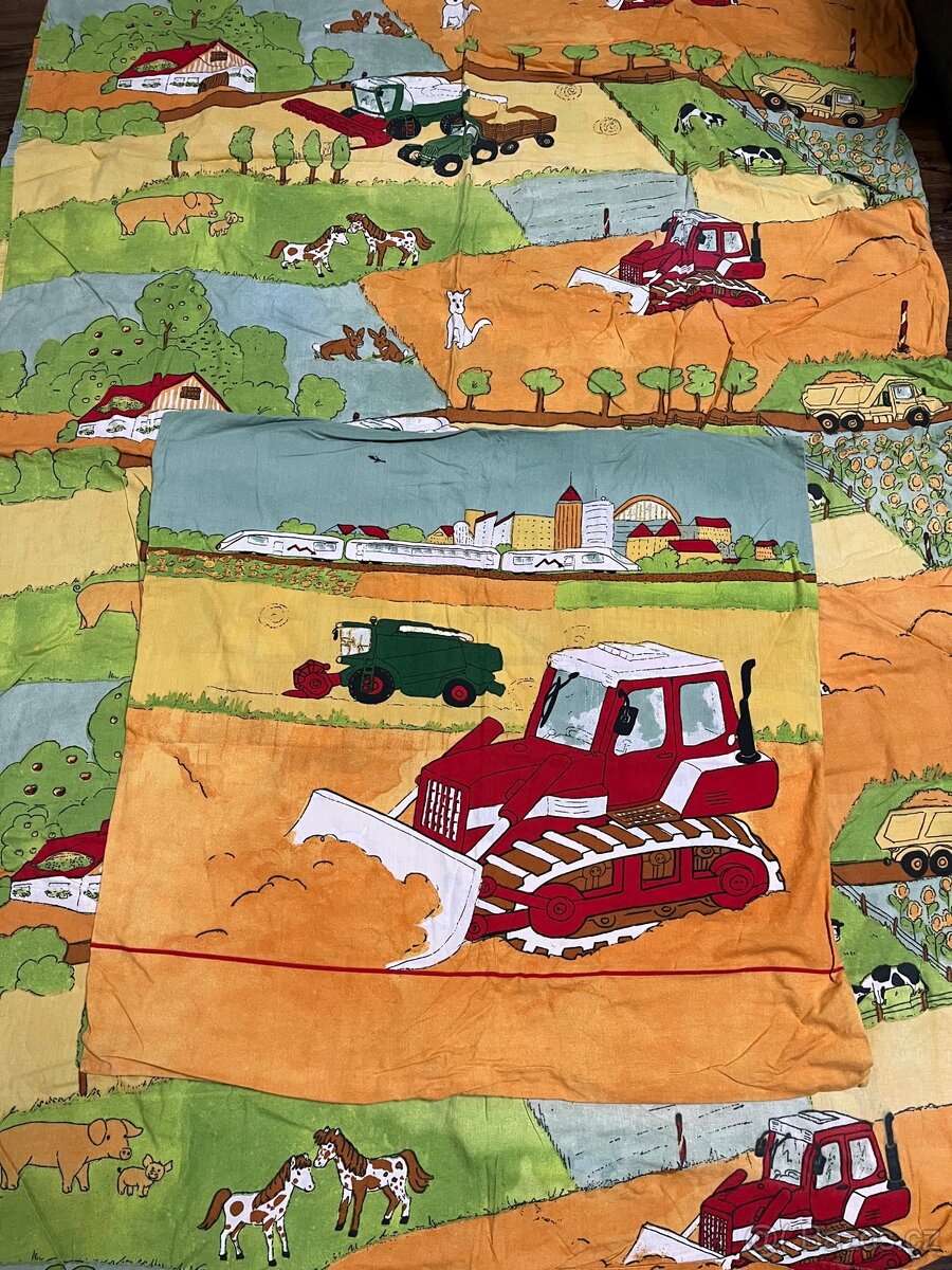 Dětské povlečení - statek - 2