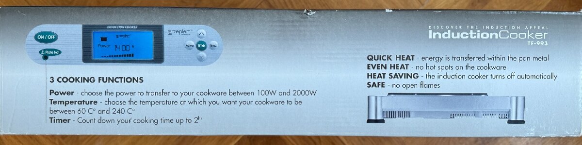 indukční vařič TF-993 - 2