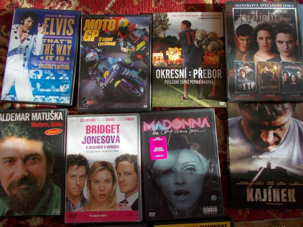 DVD filmy, hudba směs - 2