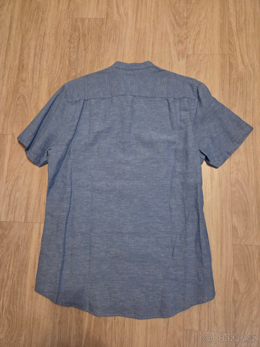 Lněná pánská košile F&F, L - 2