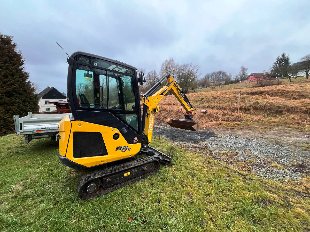Minirypadlo Yanmar SV17VT – r.v. 2022– 462 MTH - 2