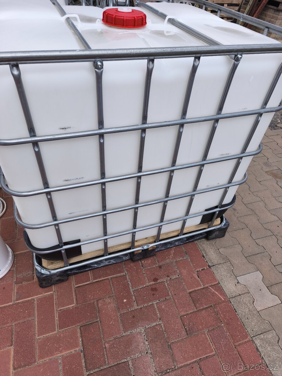 Ibc kontejner,barel,bečka,sud, baňok 1000 l - 2
