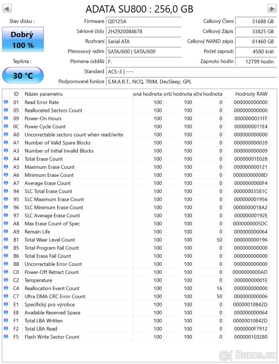 ADATA Ultimate SU800 SSD 256GB - 2