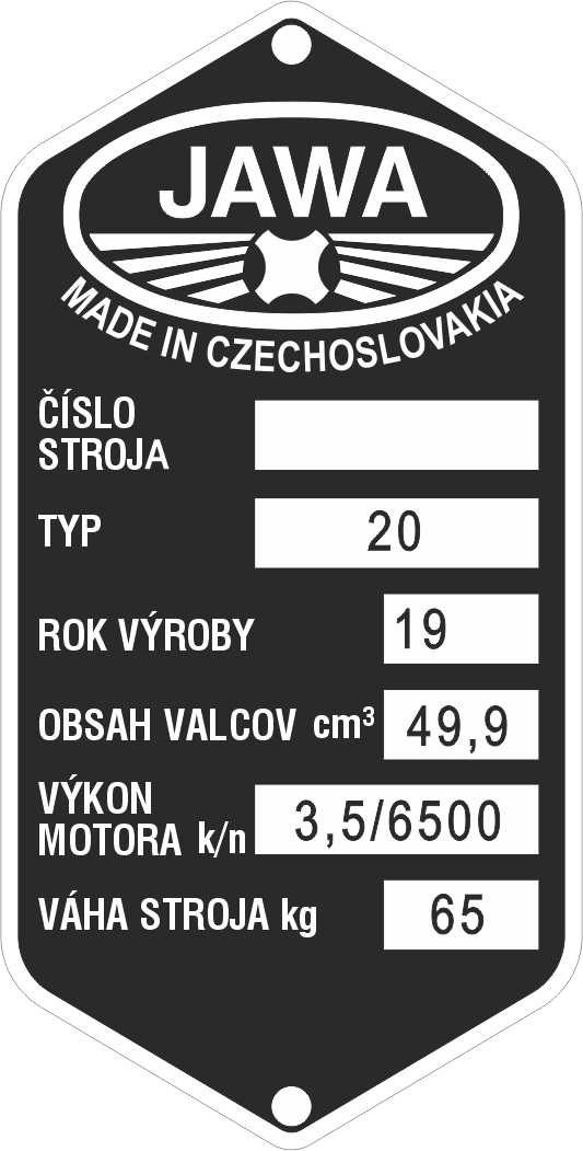 štítky Jawa - 2
