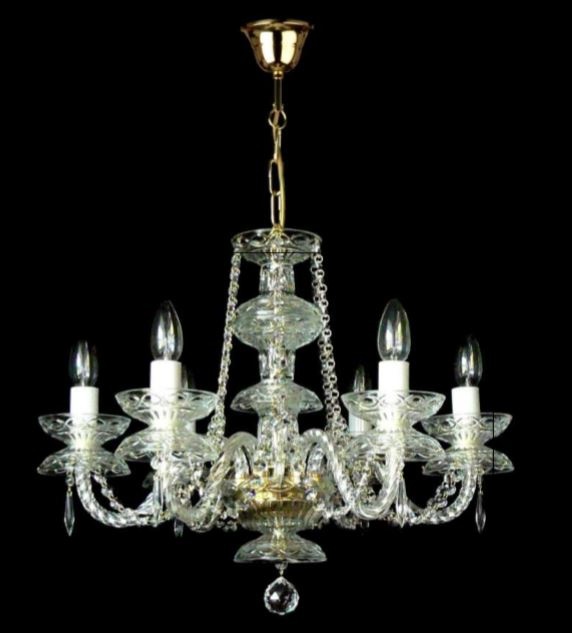 Nový nerozbalený křišťálový lustr 6 ramenný typ 1000-6-S - 2