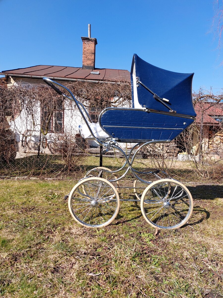 Retro sedačka na kočárek - 2