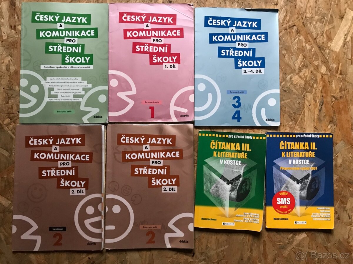 Učebnice - AJ, ČJ, Fy, Elektro - 2