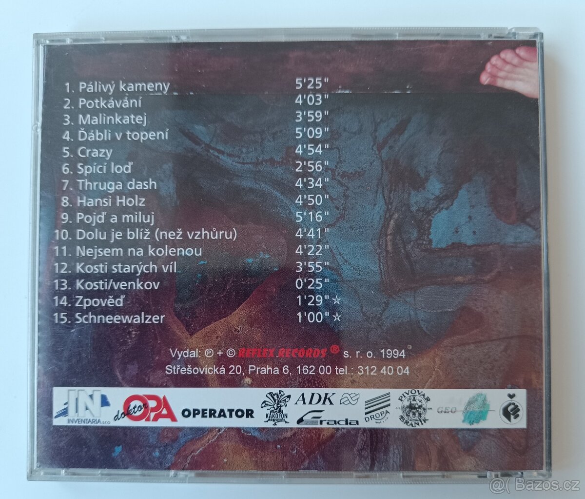 Prodám CD Ája - Pálivý kameny 1994 - 2