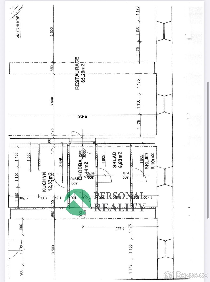 Pronájem obchodního prostoru 315 m², Tursko, ev.č. 02890 - 2