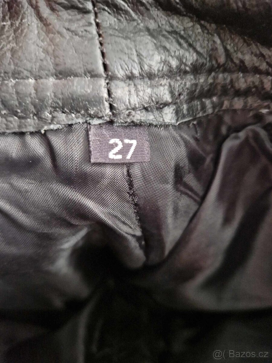 Kožené kalhoty dámské - 2