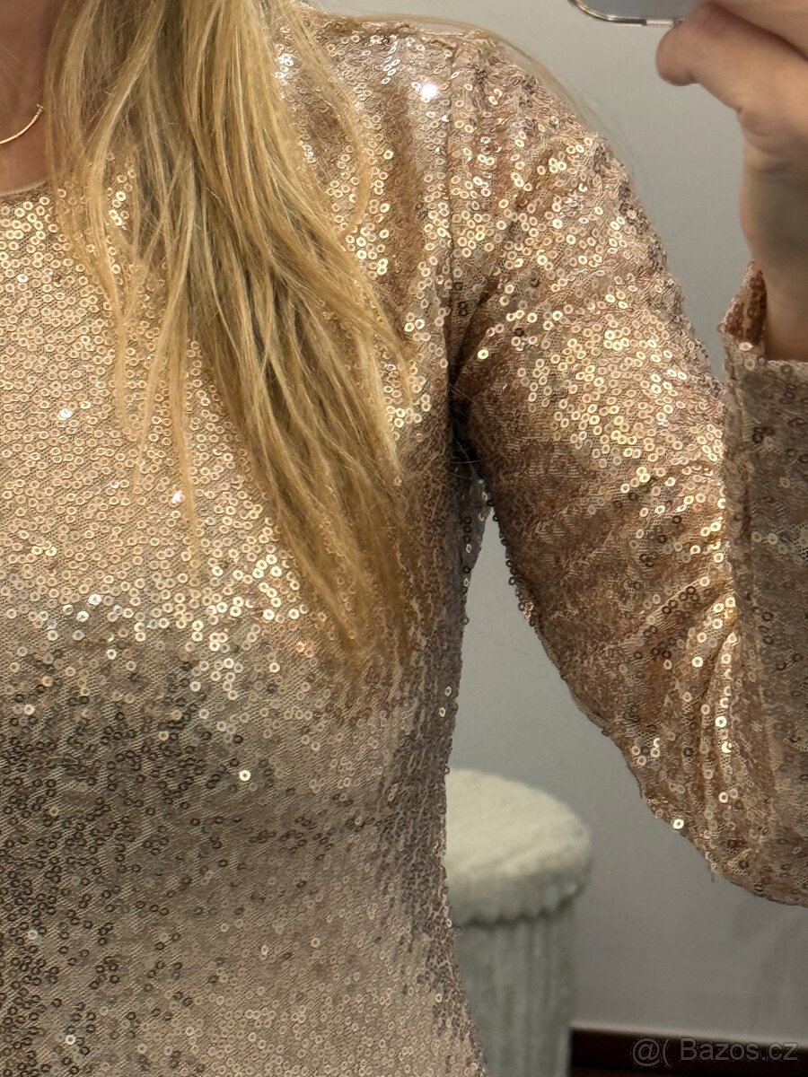 Šaty s flitry, S - 2