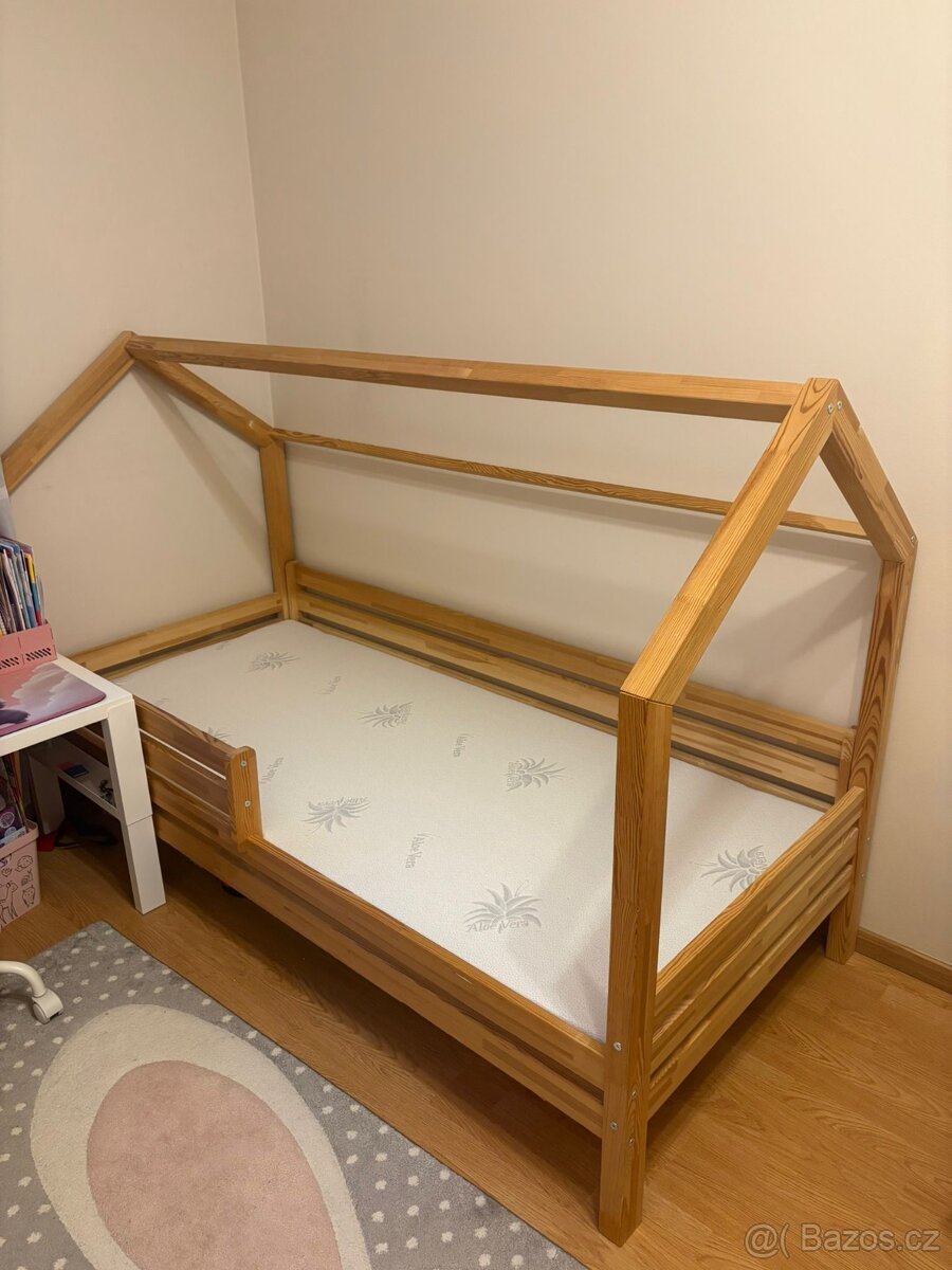 Domečková postel 90x200 cm - skvělý stav - 2