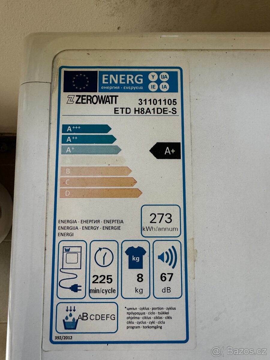Sušička Zerowatt - 2