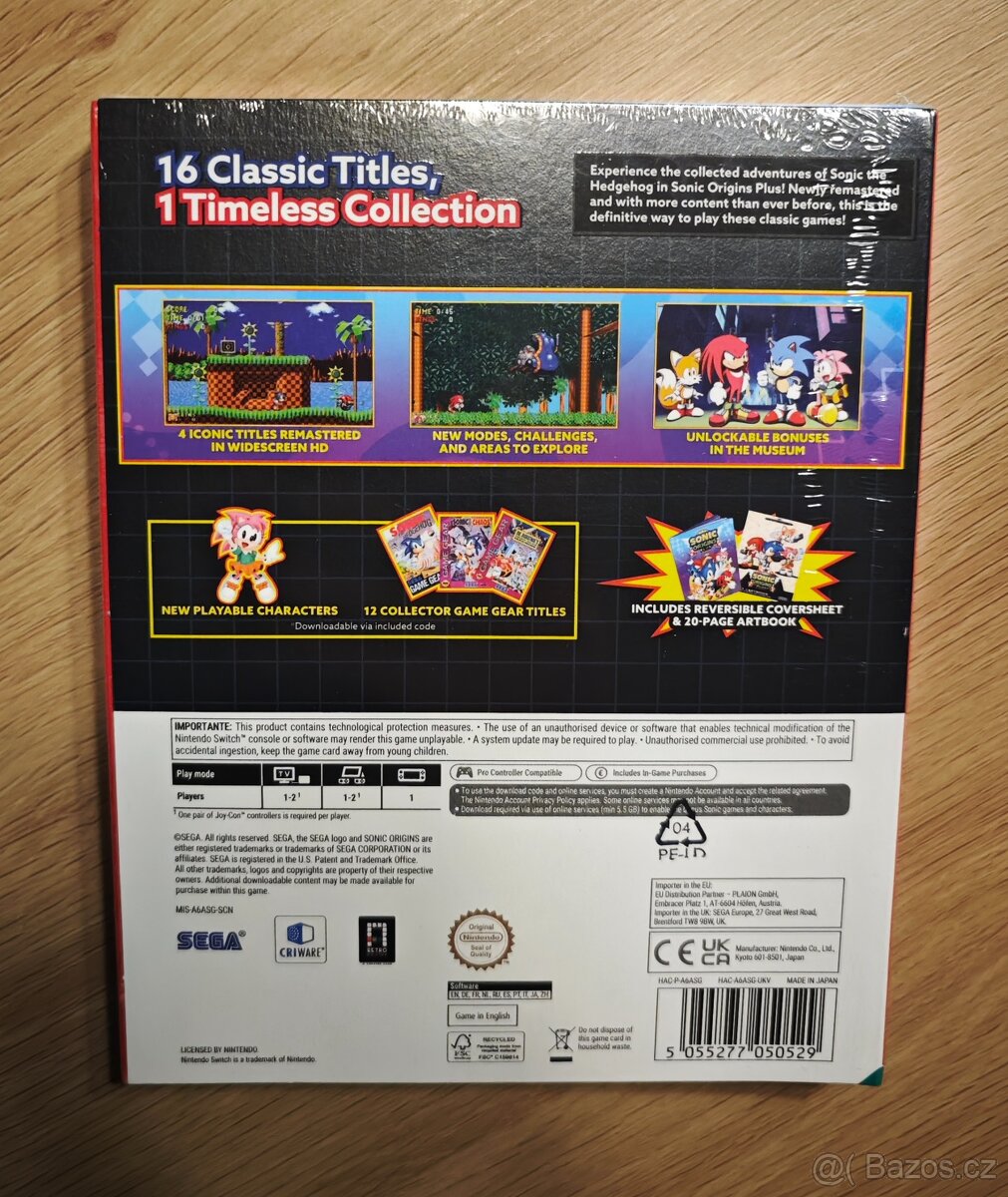 Switch - Sonic origins plus - Nová zabalená - 2