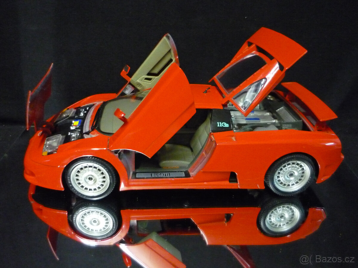 Bugatti EB110 červené Bburago 1/18 - 2