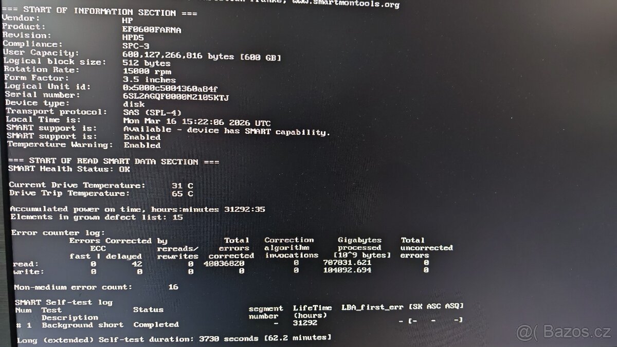 Enterprise DELL/HP/Seagate 15k SAS 800GB 3.5" - 2