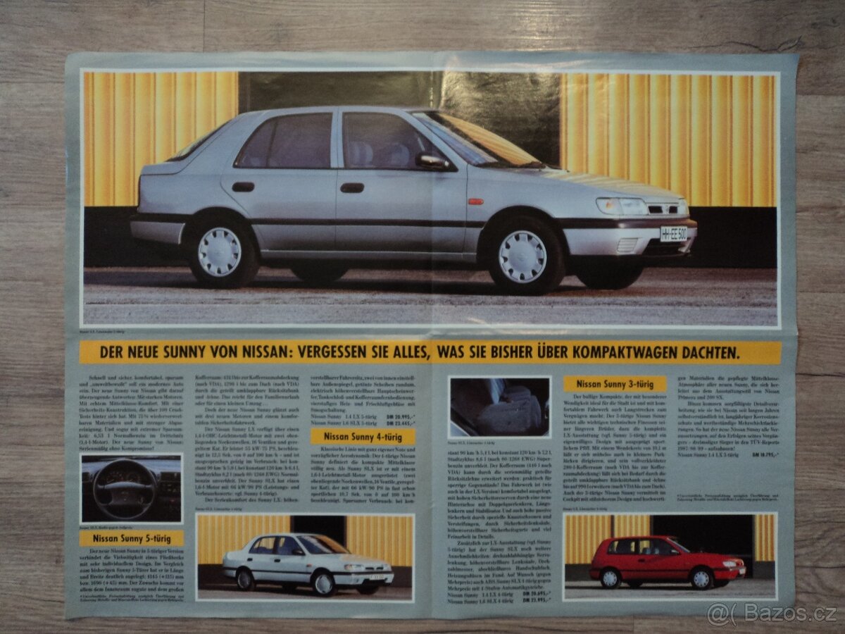 Leták Nissan Sunny - 2