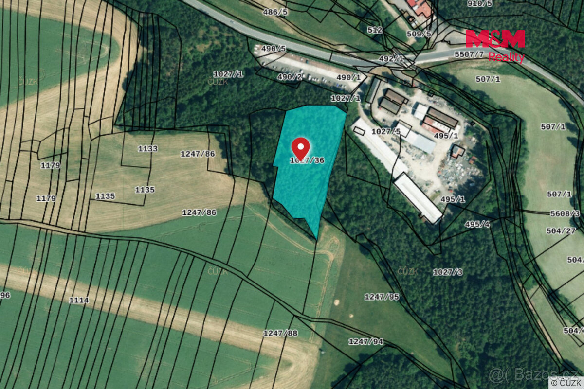 Prodej lesa, 6740 m², Kralovice - 2