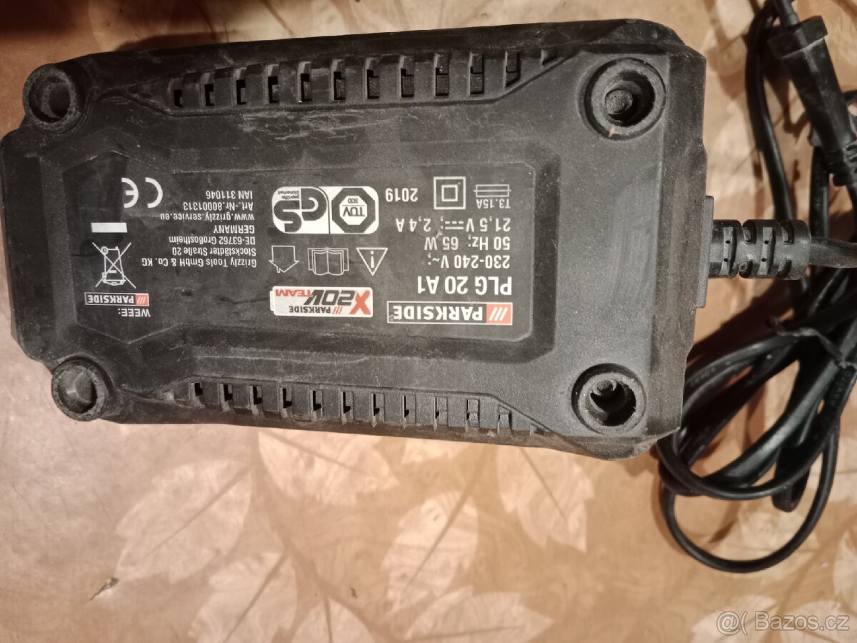 Nabíječka akumulátorů Parkside x20V team - 2