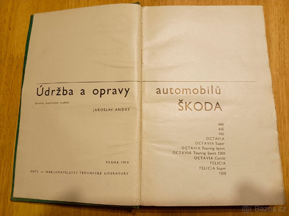 Octavia/Felicia/Spartak-Údržba a opravy automobilů Škoda - 2