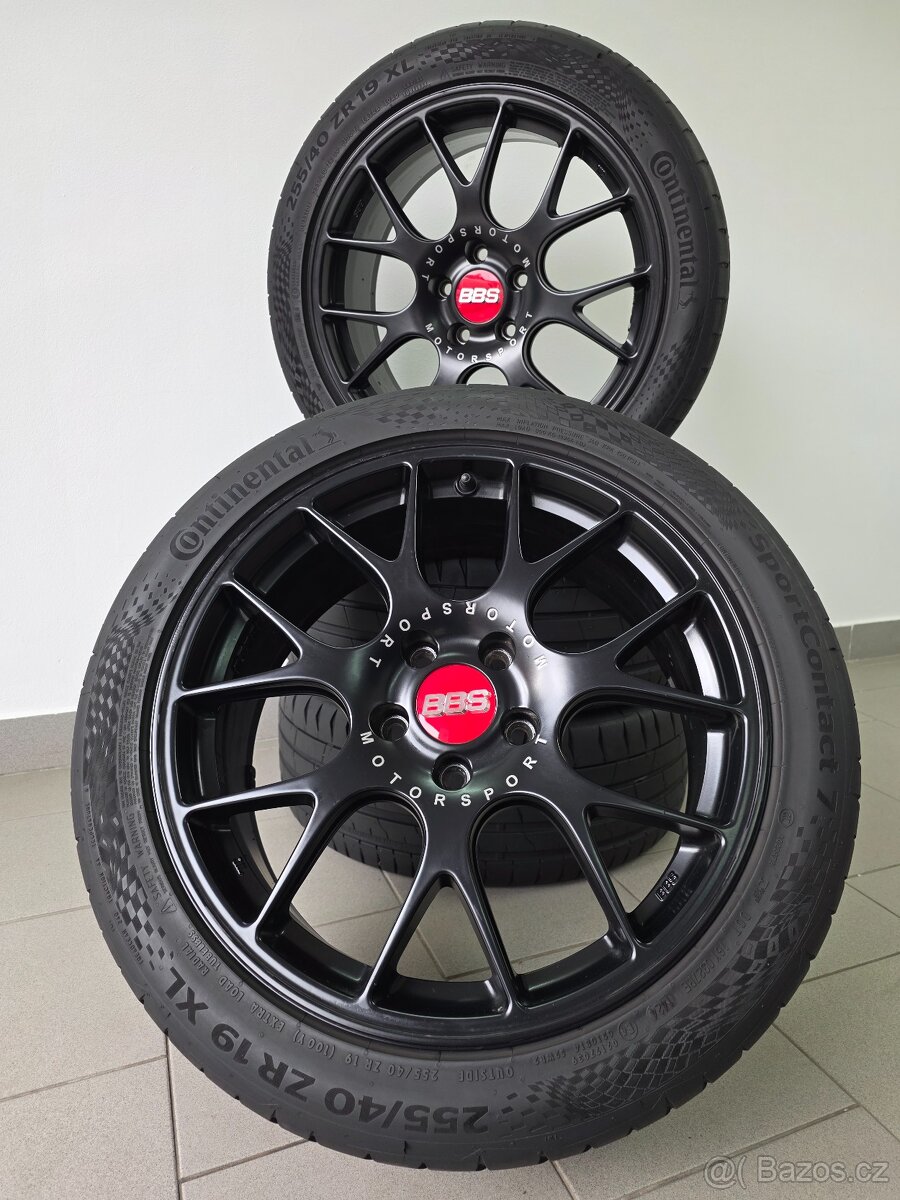 BBS Ch II 5x120 Letní Conti. 255/40/19 - Zánovní - 2