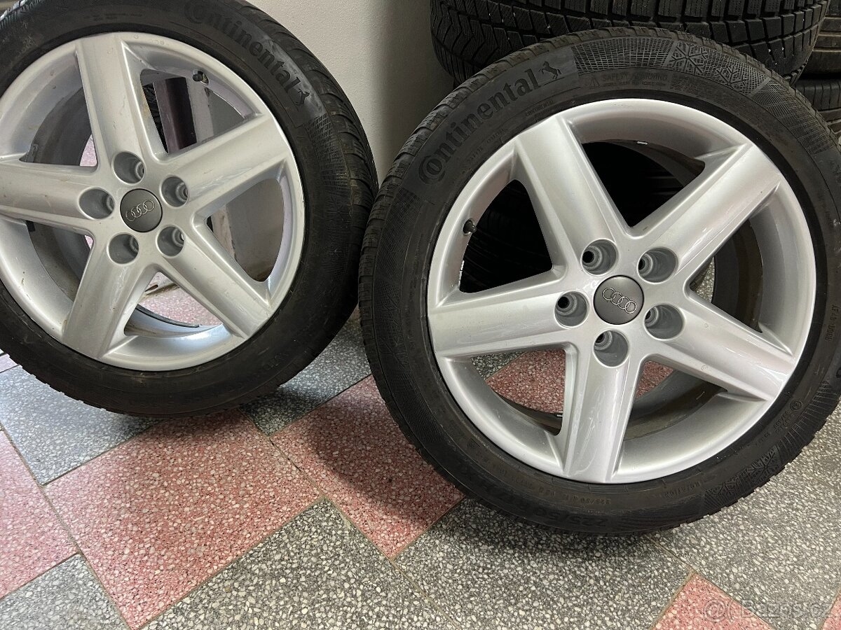 AUDI KOLA 5x112 7.5Jx17H2 VČETNĚ ZIMNÍCH PNEU 225/50R17 H XL - 2