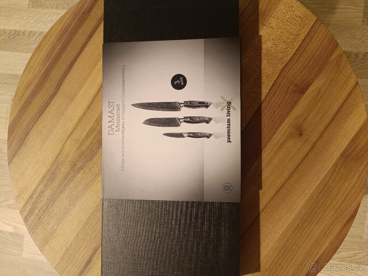 Sada kvalitních nerezových nožů Damast Messerset - 2