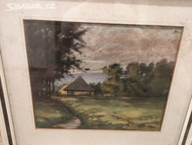 Starý obraz krajina - 2