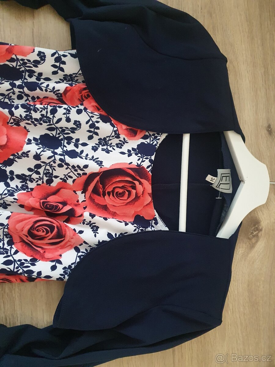 DÁMSKÉ, DÍVČÍ SPOLEČENSKÉ ŠATY, vel. 34. - 2