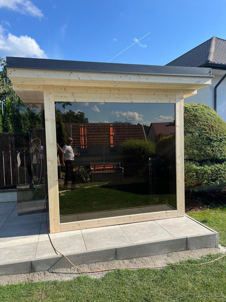 Prodám venkovní saunu – kombinovaná (finská + infra), proskl - 2