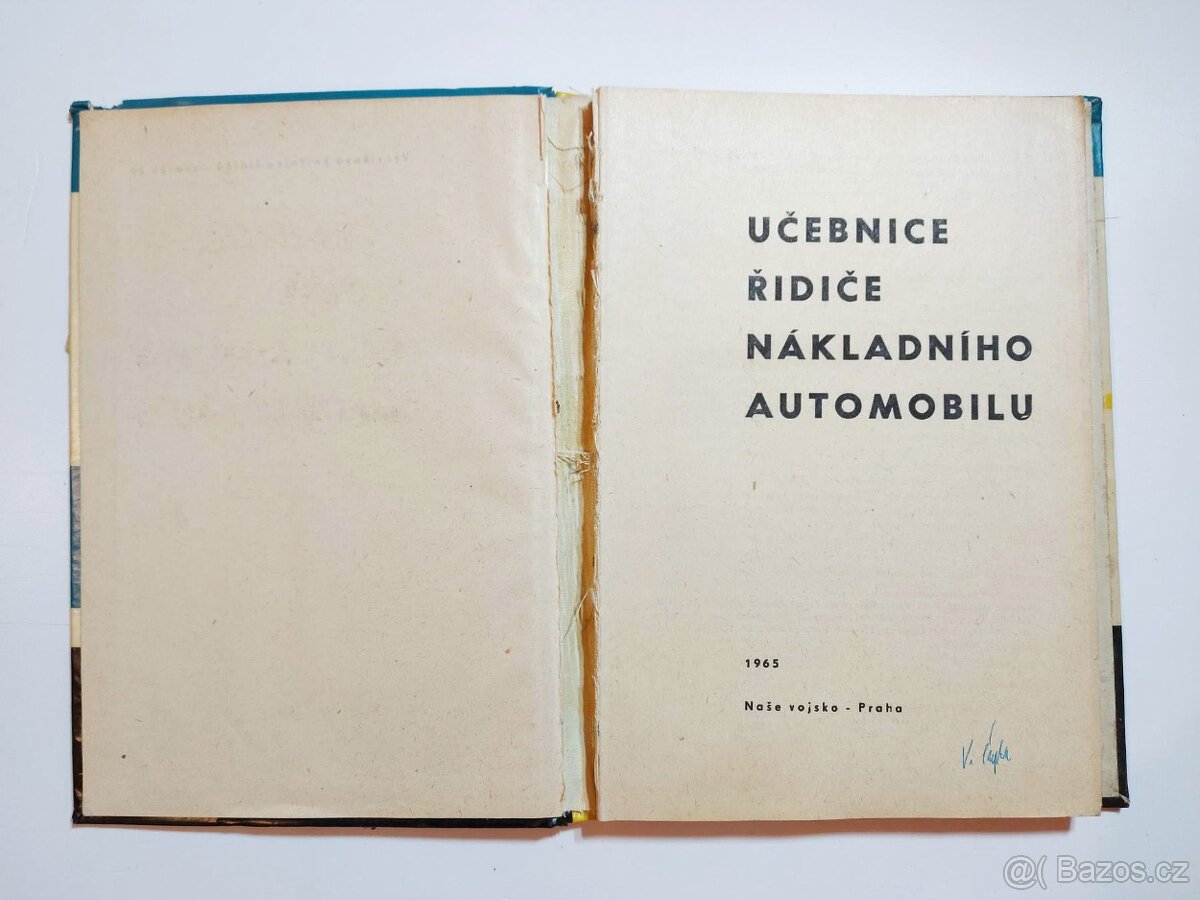 Učebnice řidiče nákladního automobilu - Praga, Robur - 2