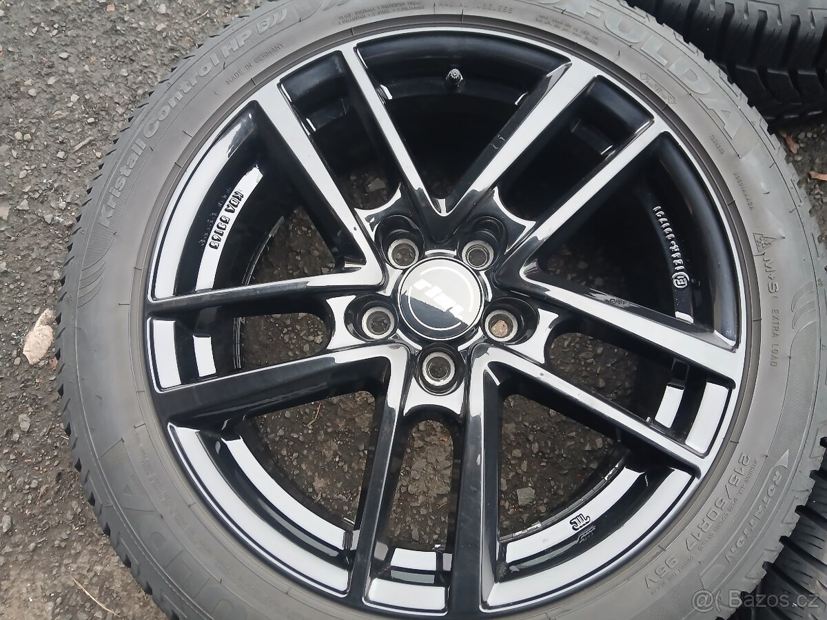 Prodám sadu ALU kol Rial 215/50R17 zimní - 2