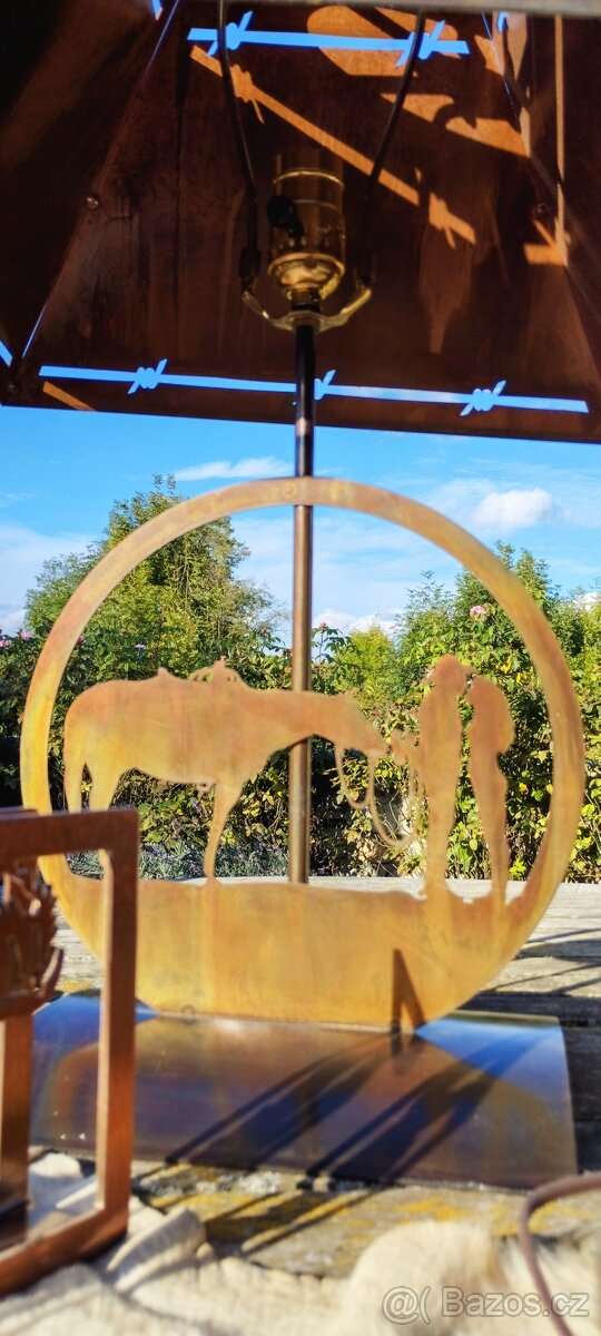 Svítidlo, stolní lampa, western,kovboj dekorace - 2