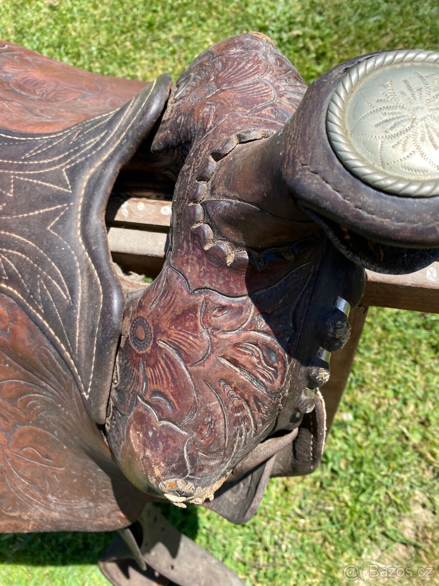 Westernové sedlo americké , nutná oprava - 2