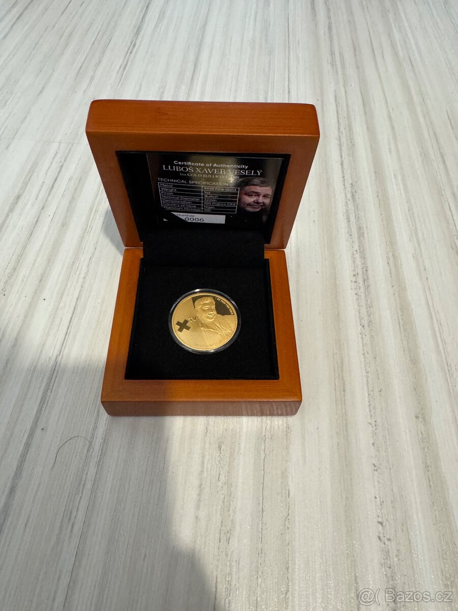 Zlatá mince XTV - Luboš Xaver Veselý - 2