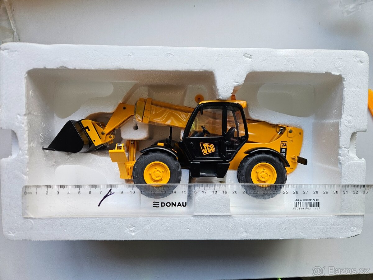 Vzácny kovový model JOAL JCB 4CX - 2