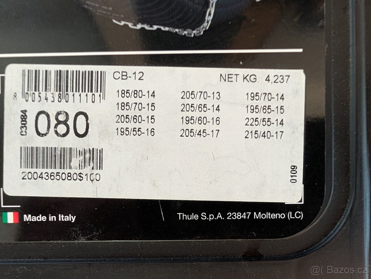 Sněhové řetězy Thule CB-12 080, nepoužité - 2