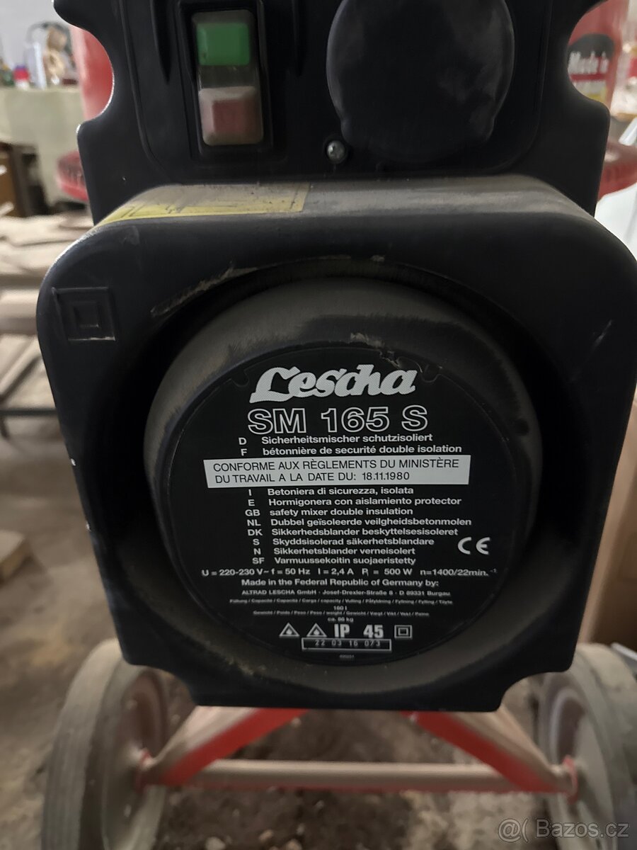 Míchačka Lescha 165 s - 2