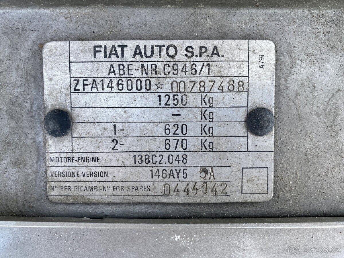 K: Motor FIAT 1.5 MPi - 2