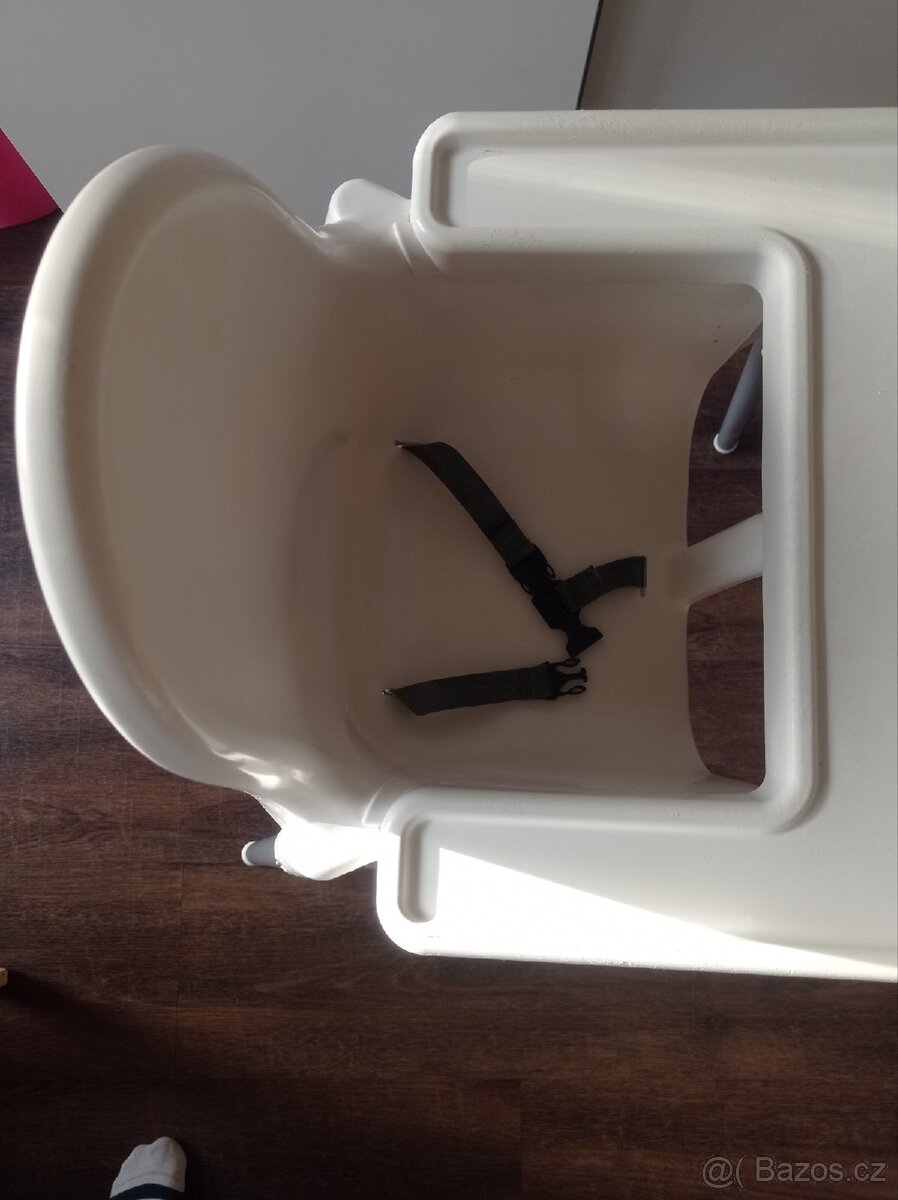 Dětská židlička IKEA Antilop bílá - 2