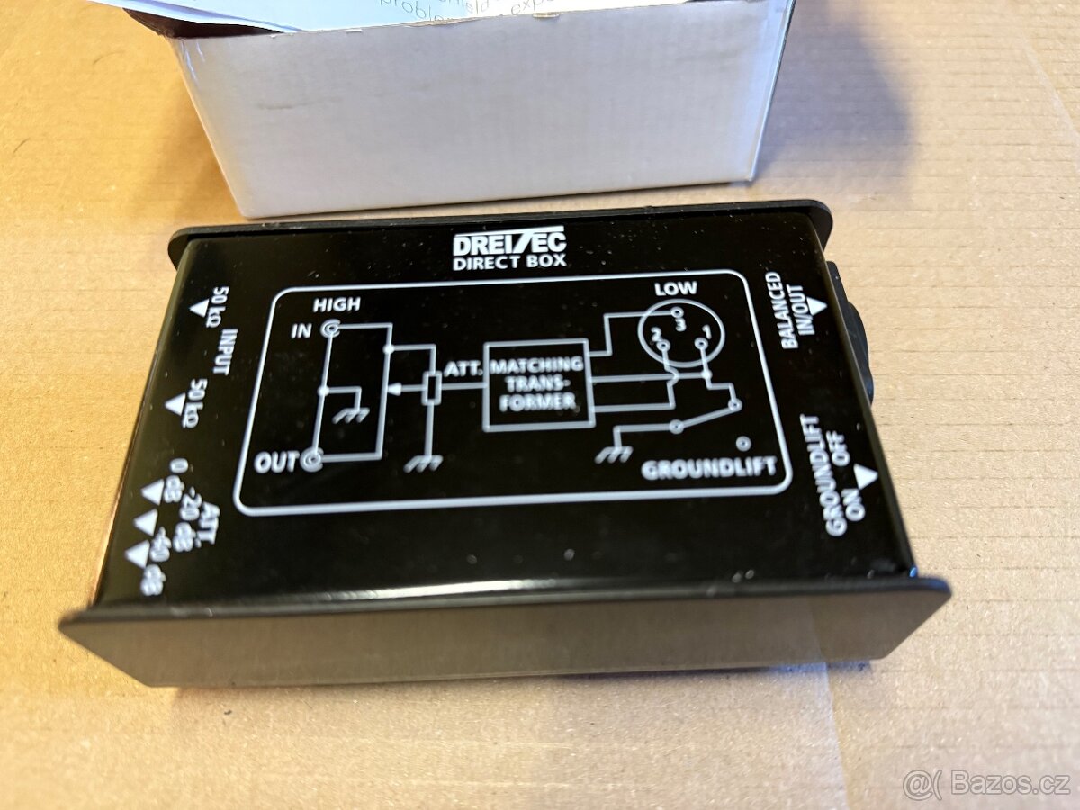 DREI EC Direct Box je pasivní DI box - 2