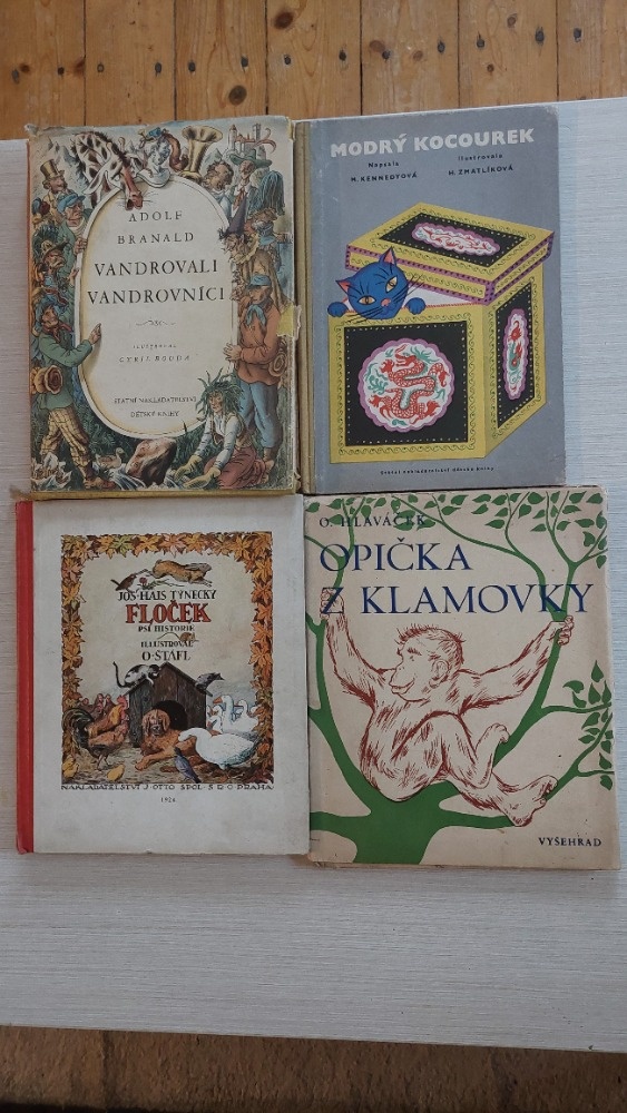 soubor knih beletrie, dětské, historické a technické - 2